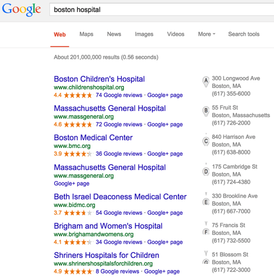 hospital-search-results