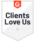 G2 Badge for Clients Love Us