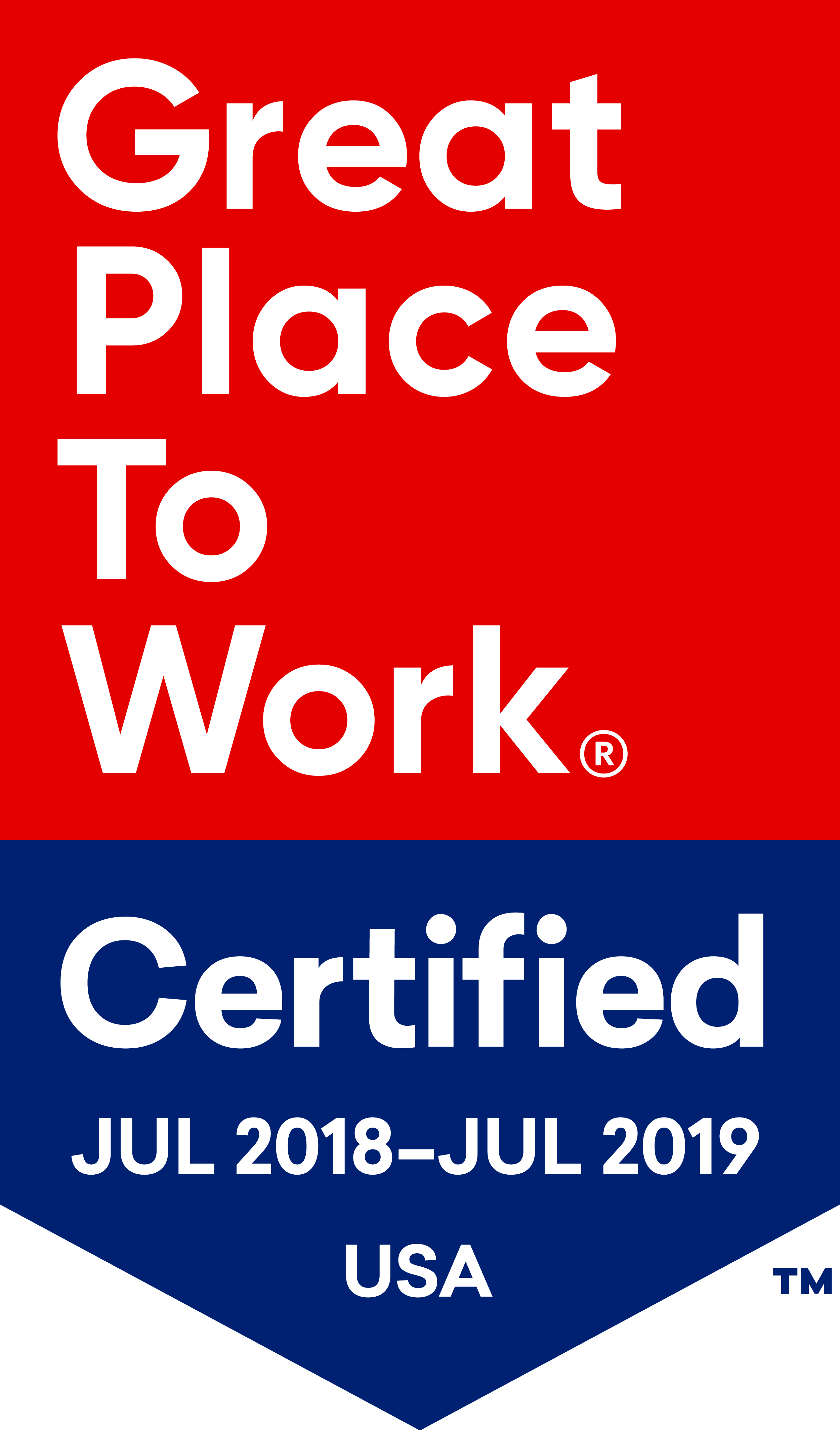 Great Place to Work badge