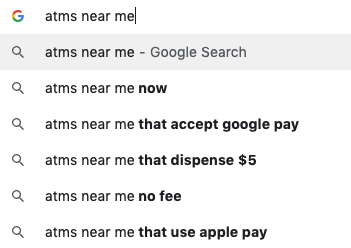 ATMs Near Me Google Search - Why Local SEO Is Essential for Financial Companies