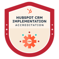 CRM Implementation HubSpot Accreditation Badge