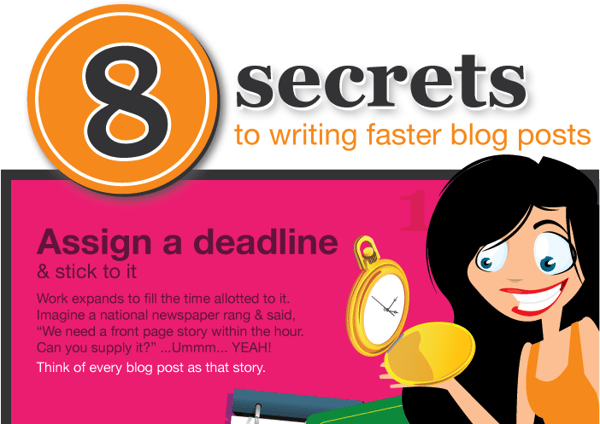 8 secrets to writing blog posts faster via Australia