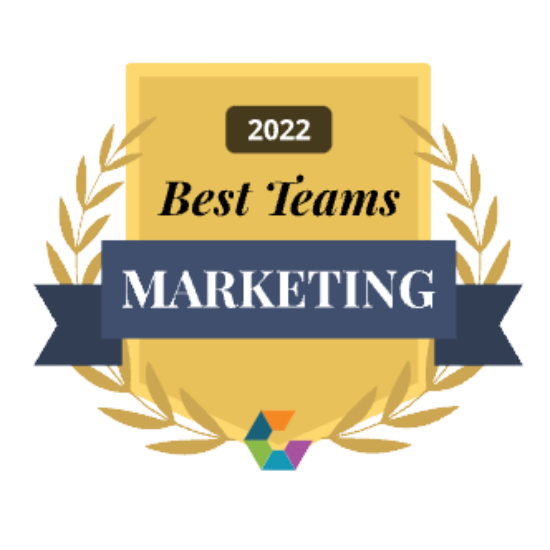 Comparably Awards Badge Best Teams Marketing 2022