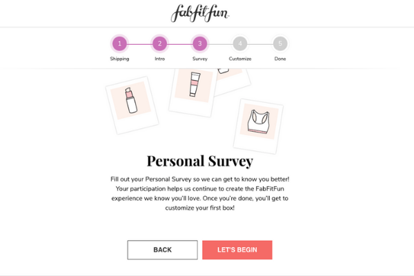 FabFitFun Survey