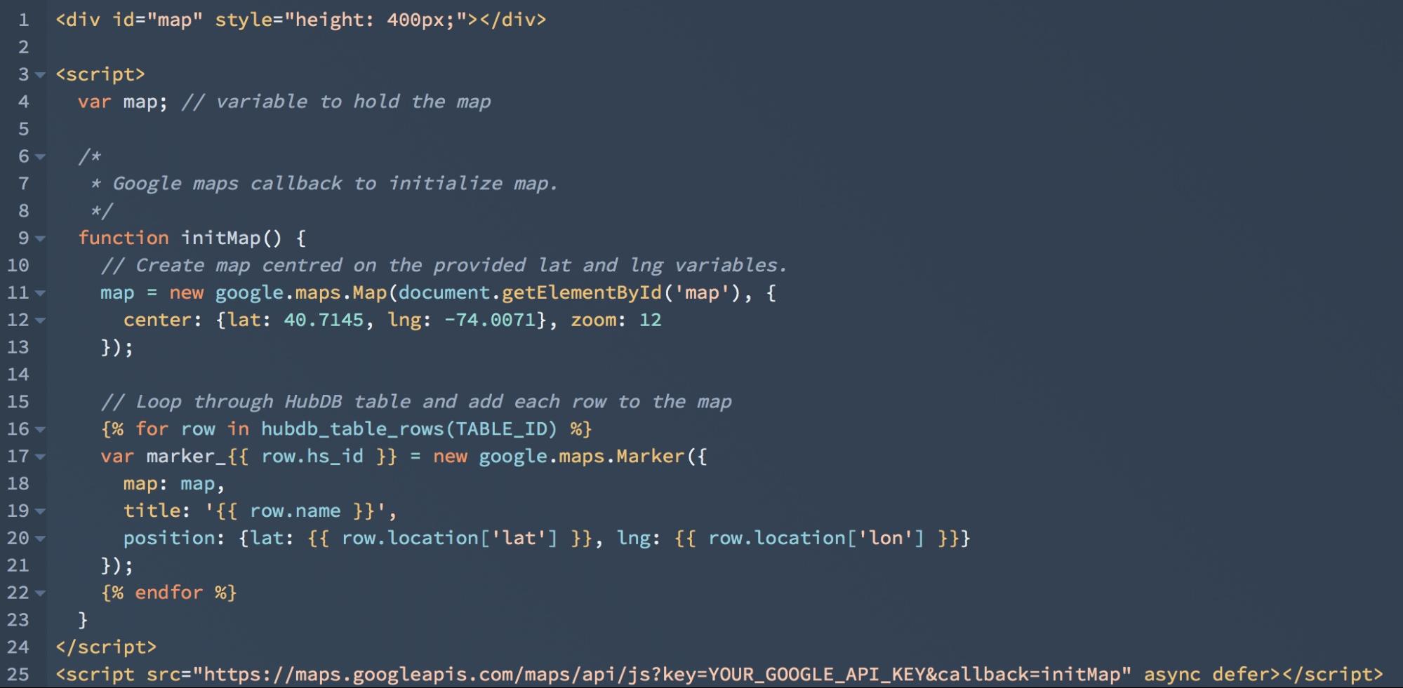 How to Build an Interactive Map on Your Website Using HubDB | SmartBug ...
