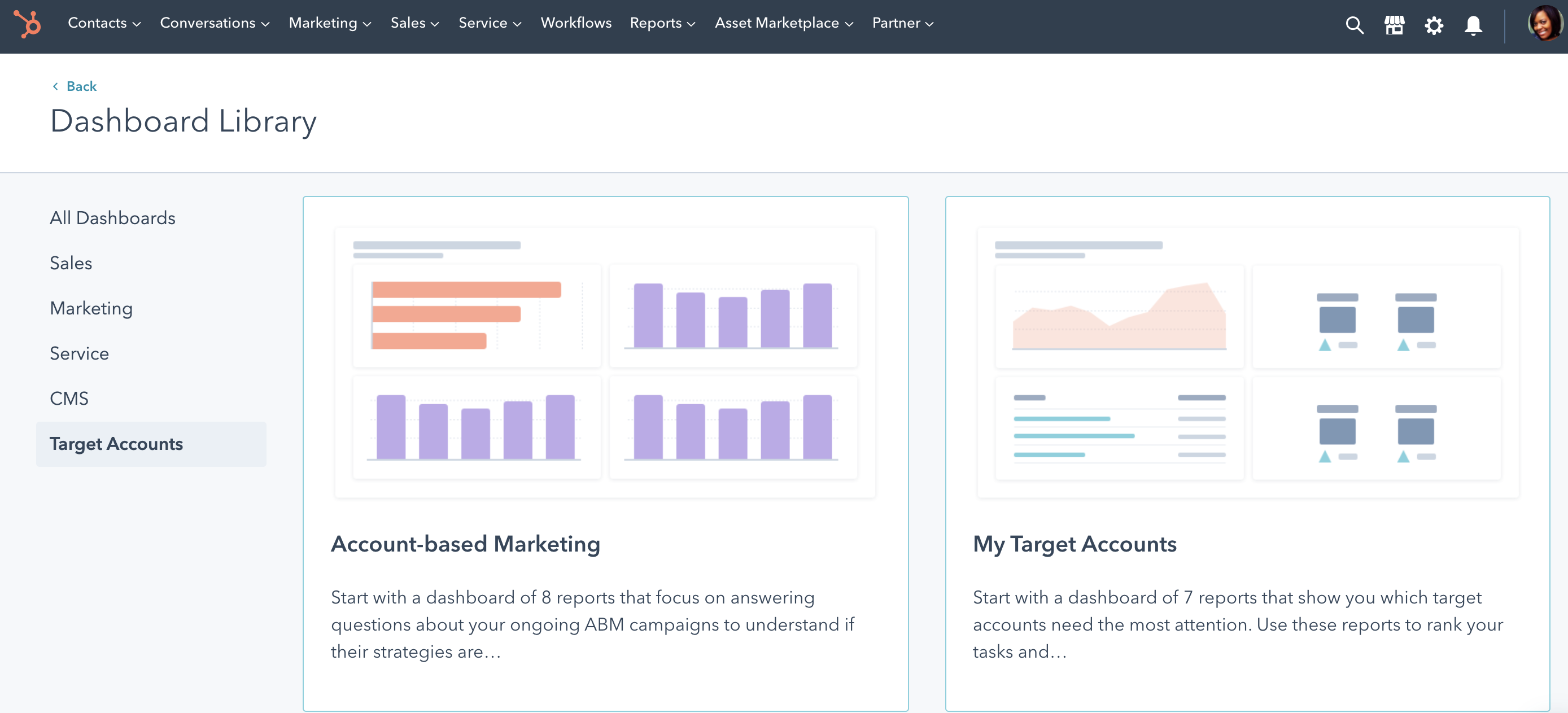 HubSpot ABM Reporting Dashboard