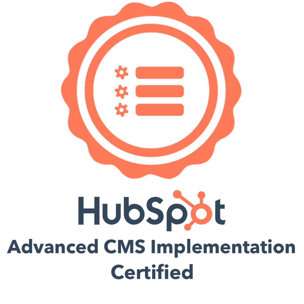 Advanced CMS Implementation HubSpot Badge