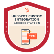 Custom Integration HubSpot Accreditation Badge