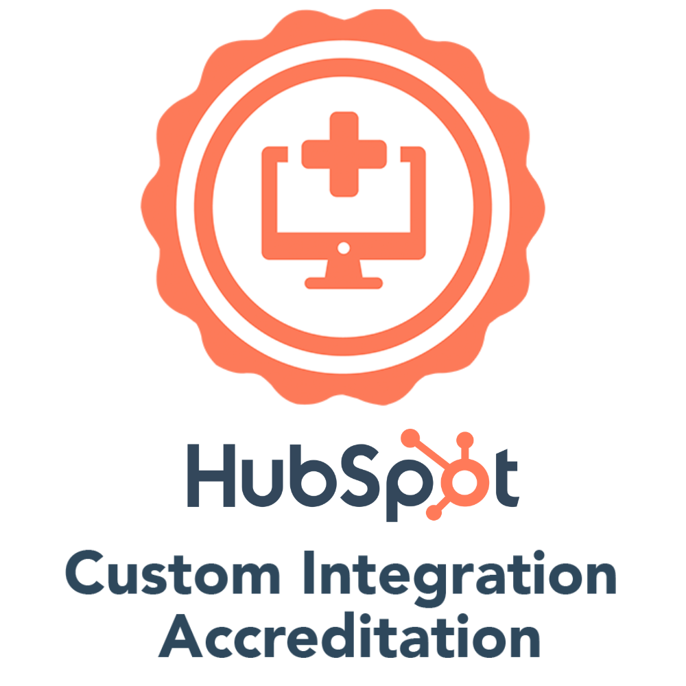 Custom Integration HubSpot Accreditation Badge