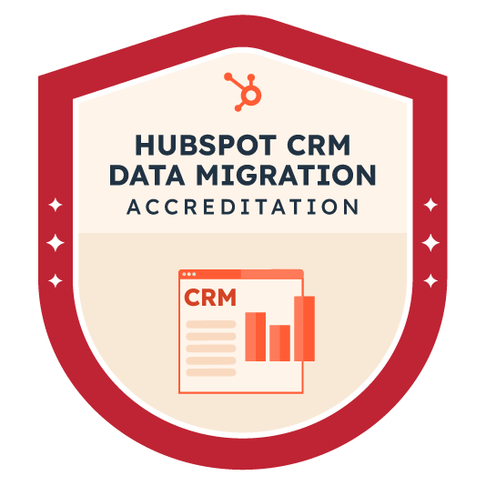 Migration de données Badge d'accréditation HubSpot