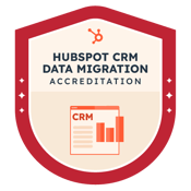 Data Migration HubSpot Accreditation Badge