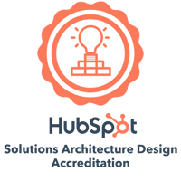 Solutions Architecture Design HubSpot Accreditation Badge