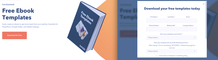 Free Ebook Template Graphic