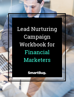 Lead Nurturing Campaign Workbook for Financial Marketers cover
