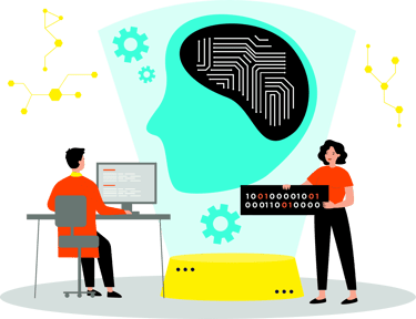 AI-illustration - Harnessing AI in HubSpot