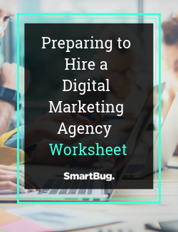 Preparing to Hire a Digital Marketing Agency Worksheet cover