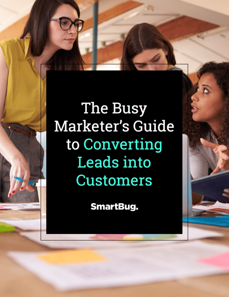 The Busy Marketer's Guide to Converting Leads into Customers cover