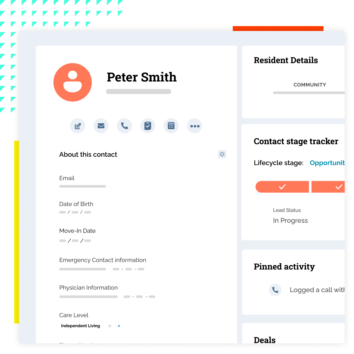 Resident Profile Management | Senior Living CRM Powered by HubSpot