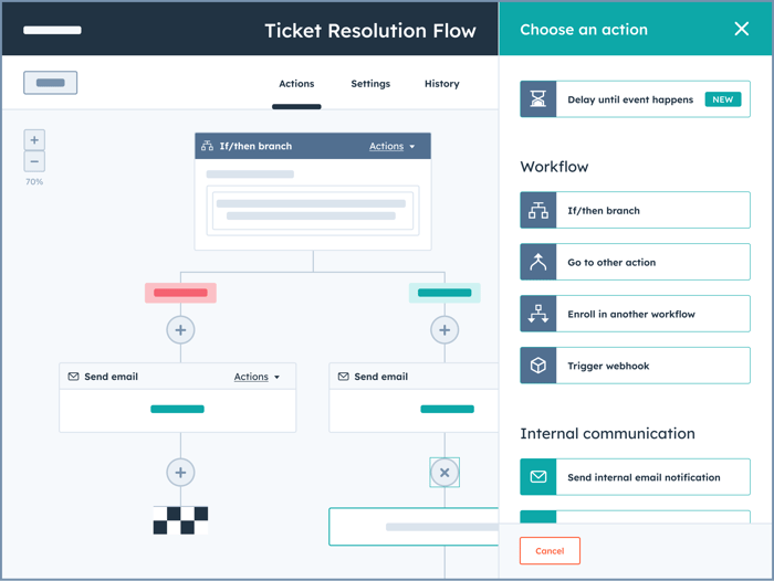 ServiceHub_Ticket-resolution-workflow
