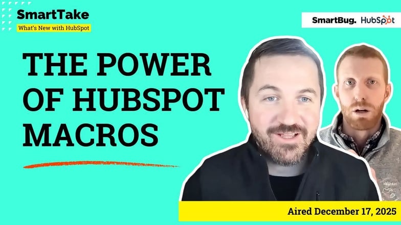 SmartTake: What’s New with HubSpot in November 2025 (aired in December) thumbnail