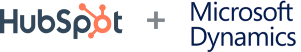HubSpot and MicroSoft Dynamics logos