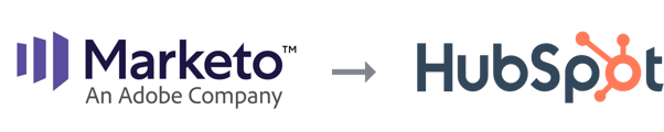 Marketo and HubSpot logos