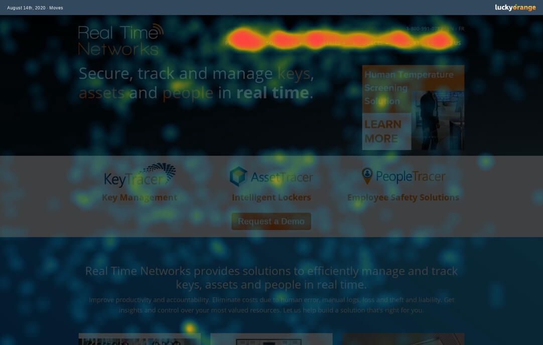 heat map screenshot