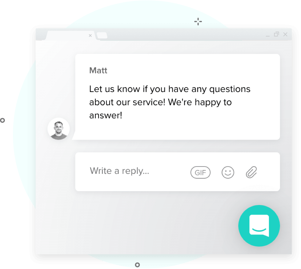 Chatbot conversation bubbles