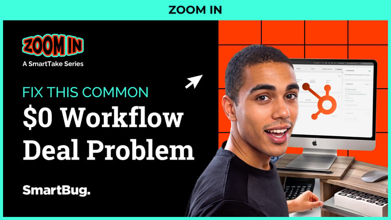 SmartTake Zoom in: Add line items to deals via workflow actions thumbnail