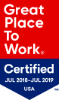 Great place to work certified badge
