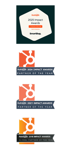 HubSpot Partner of the Year 2025 2024 2021 and Global Partner of the Year 2018