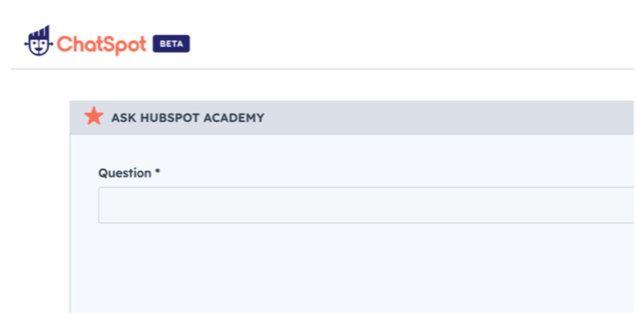 ChatSpot Screenshot - October 2023 HubSpot Updates