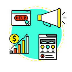 marketing metrics icon
