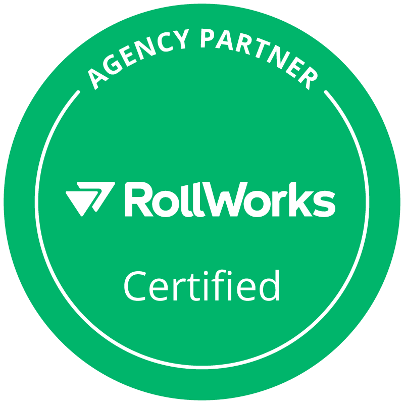 SmartBug Media is a Rollworks-certified agency partner badge