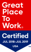 Great Place to Work Certified badge