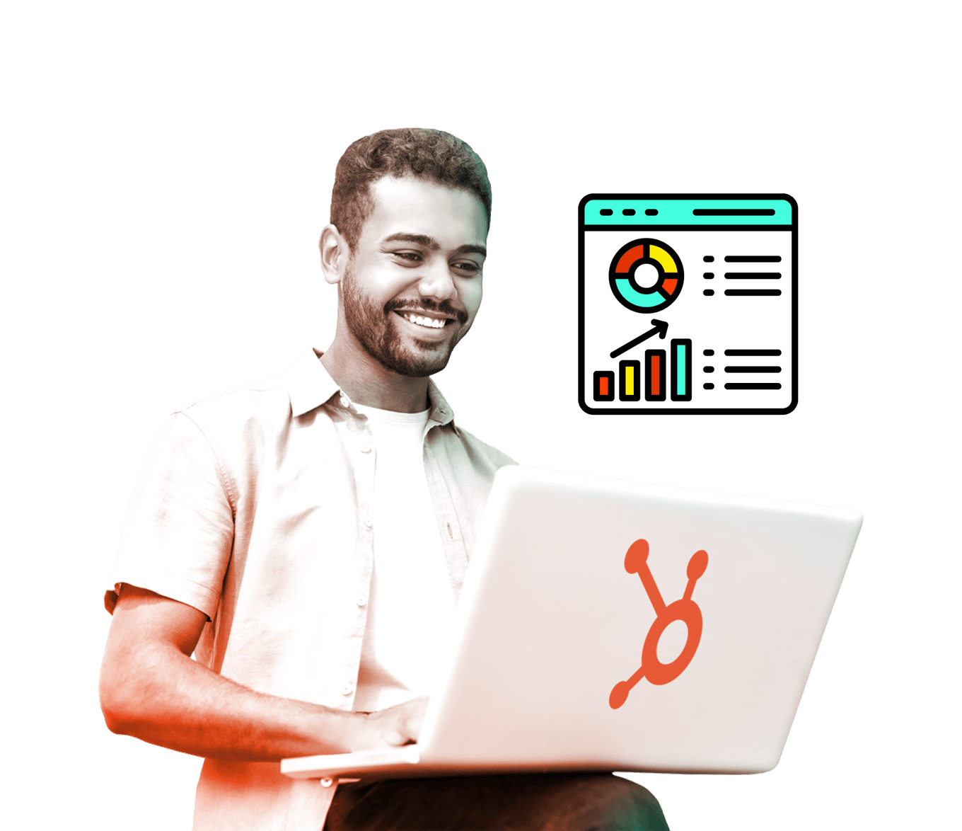 man on laptop smiling-1