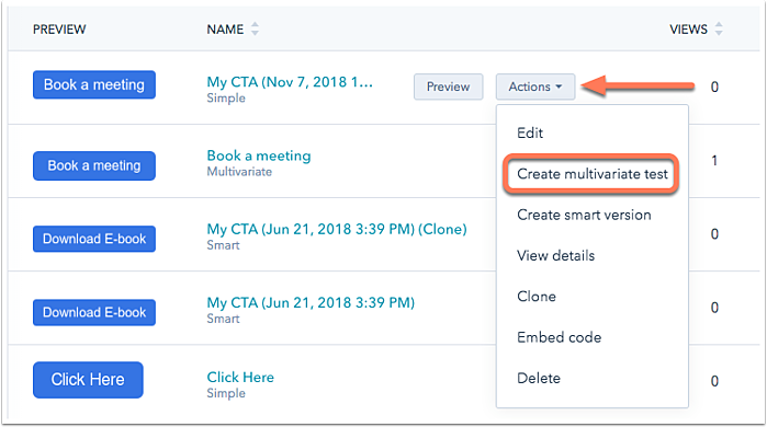 A/B Testing CTAs in HubSpot