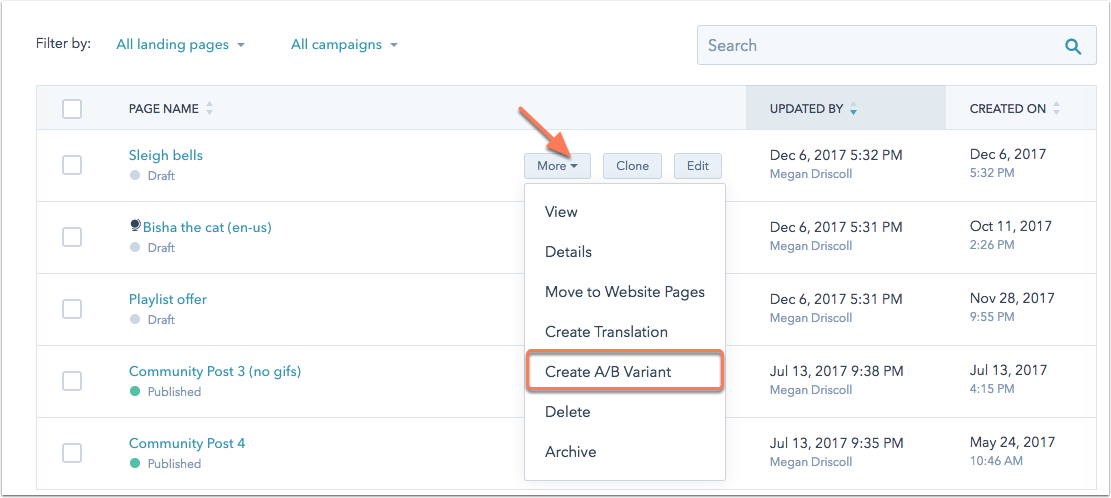 Landing Page A/B Testing