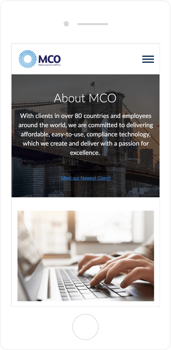 MCO site architecture encourages conversions