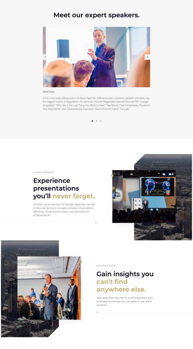 Black Swan Group web design by SmartBug Media