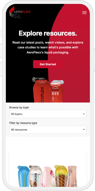 4-aeroflexx-mobile-overlap-slide1 AeroFlexx web design portfolio