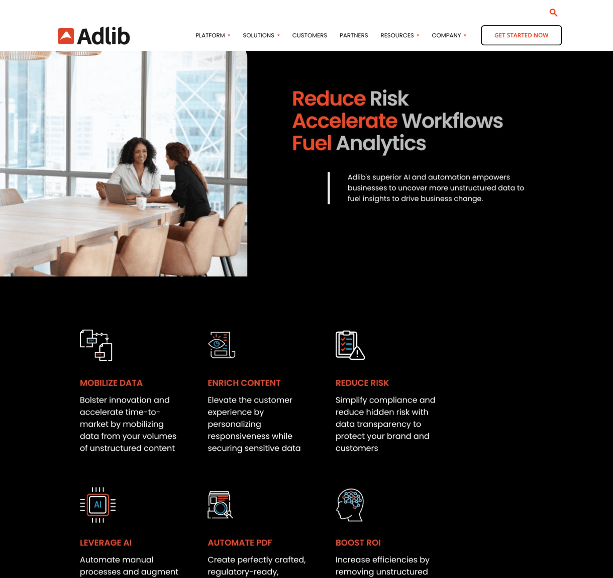 Adlib's Website UX