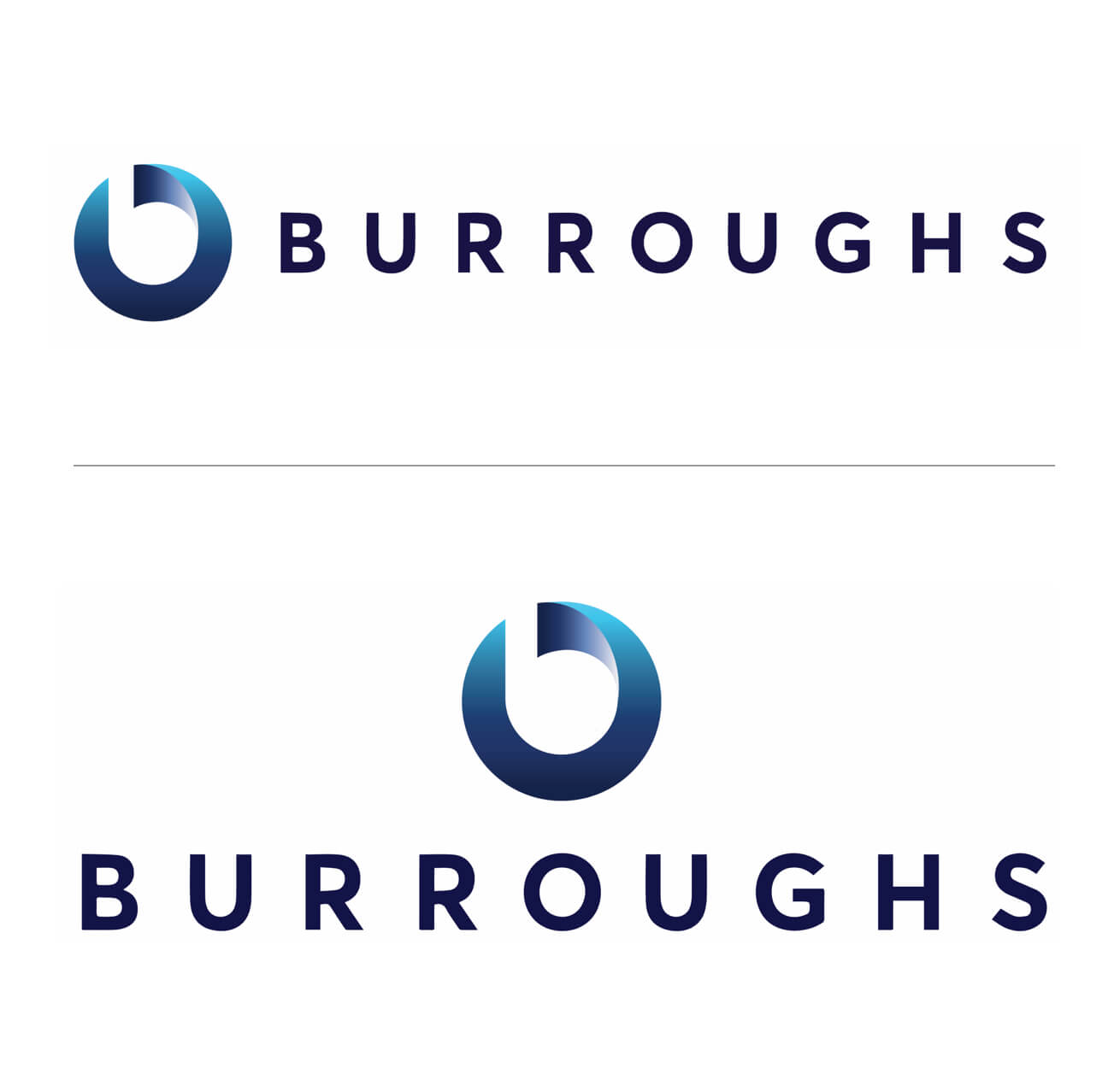 Burroughs Tech Firm Logo Design