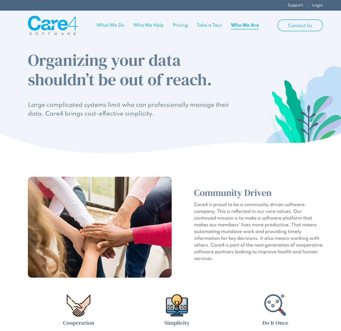 Care4Software Website Descriptions