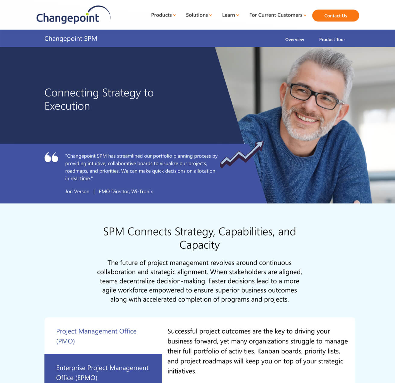 Changepoint microsites