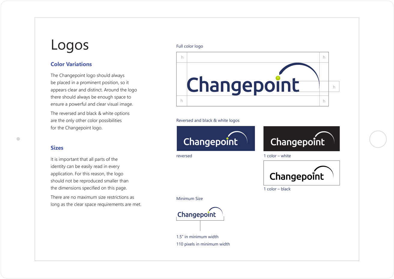 Changepoint revamped logo