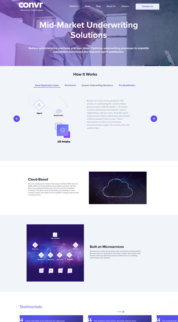 Convr Website Template