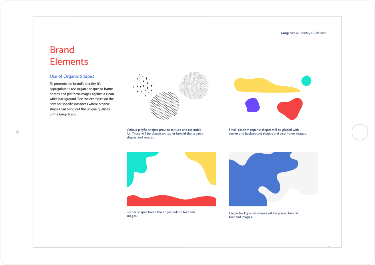 Gingr Brand Elements