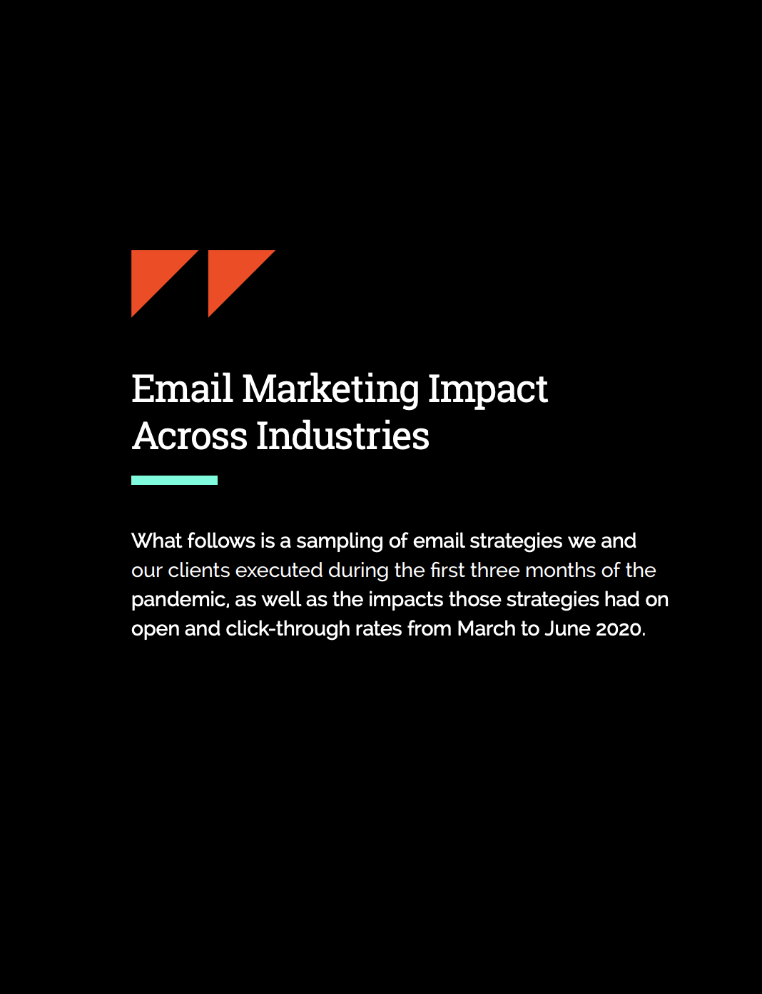 email marketing across industries
