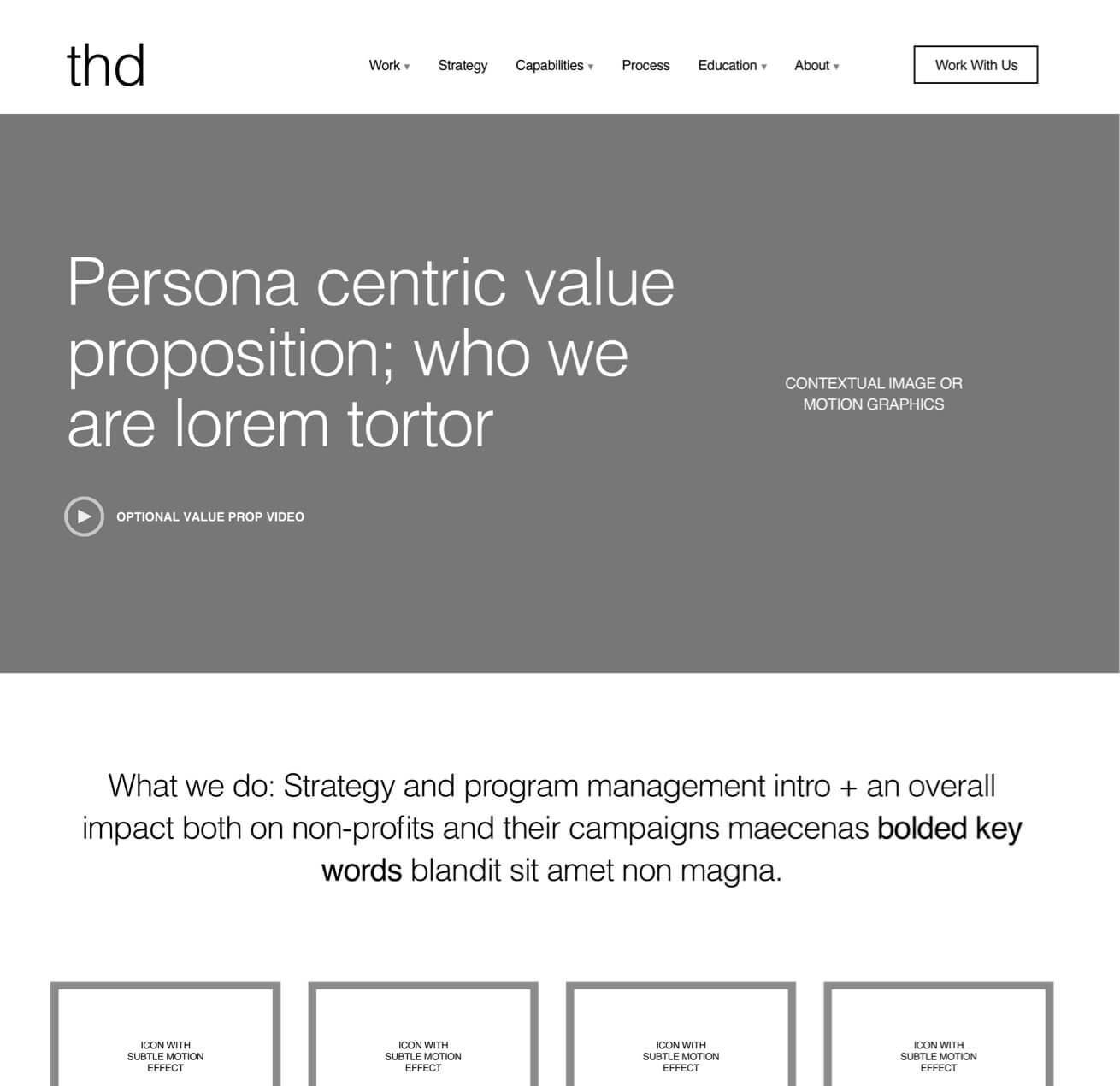 THD value proposition on desktop